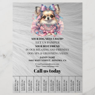 Hund-personlig-flygare Reklamblad