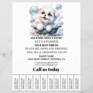 Hund-personlig-flygare Reklamblad