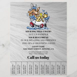 Hund-personlig-flygare Reklamblad