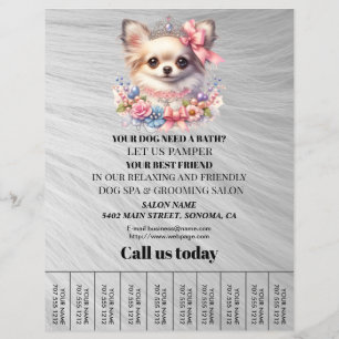 Hund-personlig-flygare Reklamblad