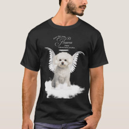 Hund personlig Pet Memorial Bichon Frise T Shirt