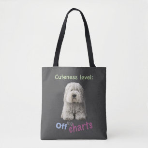 Hund Pet Cuteness Level Cute Adsible Funny Quote Tygkasse