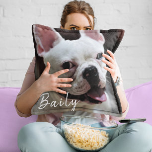 Hund Pet Funny Photo Besties Friends Bff Modern Kudde