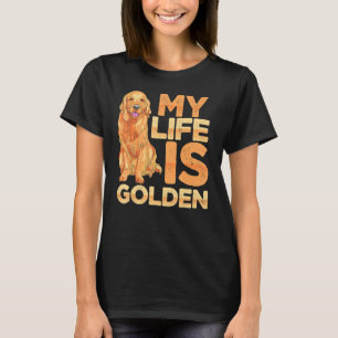 Hund Pet Life är Golden Retriever Hundägare T Shirt