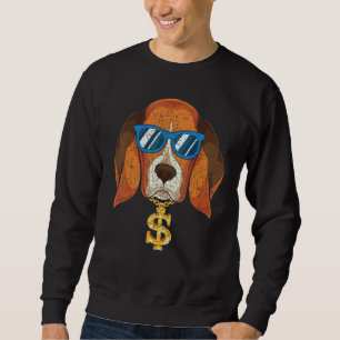 Hund Pet Owner Animal Coola Sunglass Beagle 1 Lång Ärmad Tröja