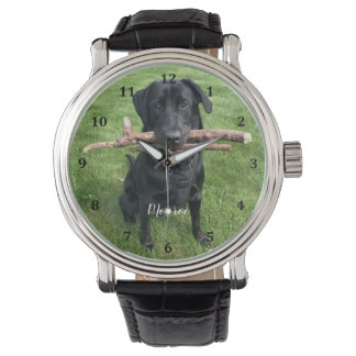 Hund Pet Personlig Namn och Photo Armbandsur