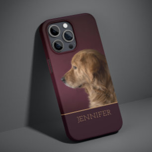 Hund Pet Photo Golden Retriever Personlig Namn