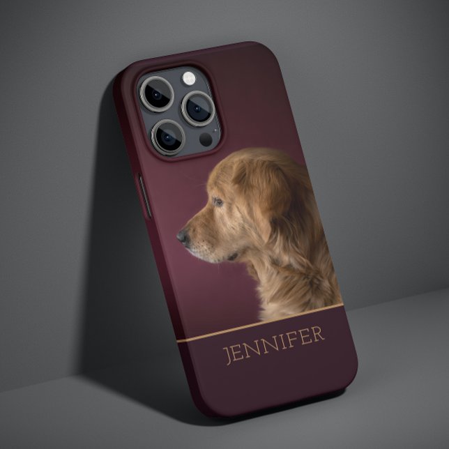 Hund Pet Photo Golden Retriever Personlig Namn (Skapare uppladdad)