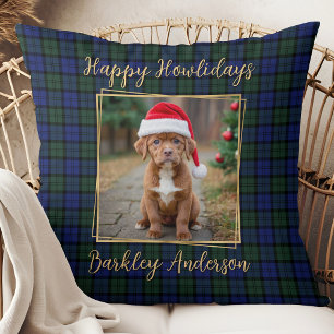 Hund Photo Anpassningsbar Modern Elegant Julpset Kudde