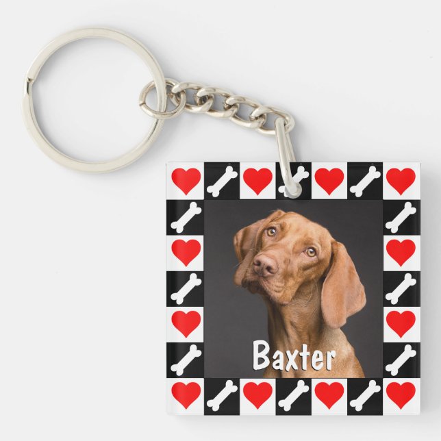 Hund Photo Anpassningsbar Personlig Bild och text (Framsidan)