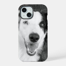 Hund Photo Black and White Personalizable