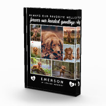 Hund Photo Block Collage Hardest Adjö Memorial