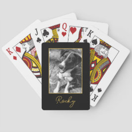 Hund Photo Djurälskare Gift Casinokort