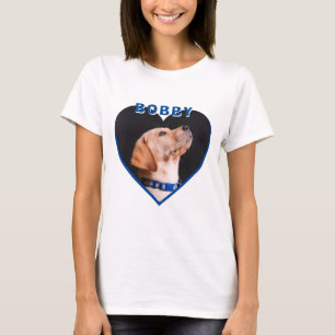 Hund Photo Heart Namn Hund Pet Owner T Shirt