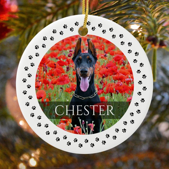 Hund Photo Ornament - Personlig Pet Keepsak (Skapare uppladdad)