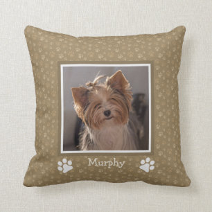 Hund Photo Pillow Kärlek Me Kärlek - utskrift av Kudde