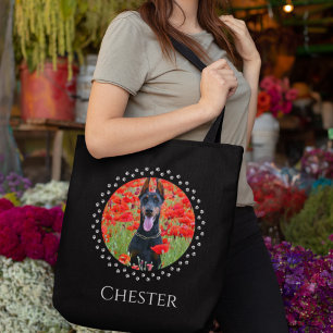 Hund Photo Tote Bag - Personlig Pet Gift Tygkasse