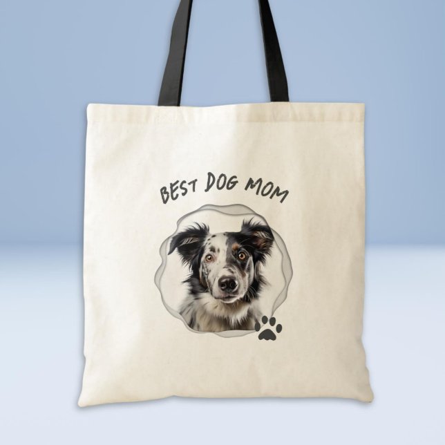 Hund Photo Tote Bag Tygkasse (Skapare uppladdad)
