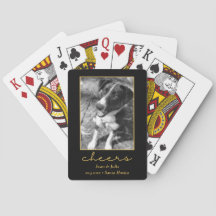 Hund Photo Wedding Favors Cheers