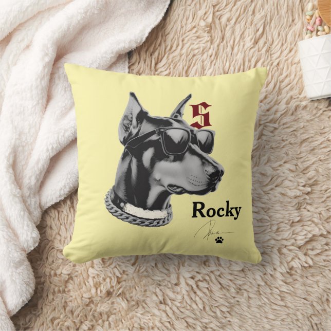 Hund Pillow för Personligen mysiga Tassar Kudde (Filt)