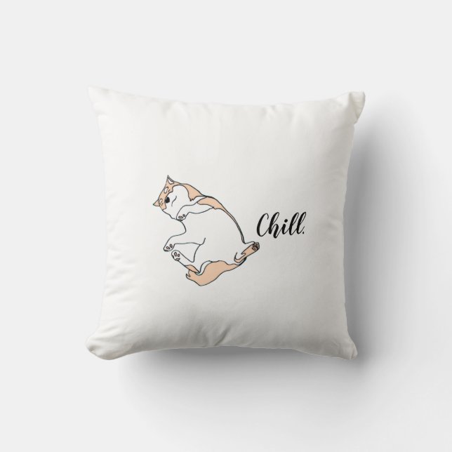 Hund Pillow - Minsta minskning av Valpens dekorati Kudde (Framsida)
