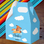 Hund Pilot Flygplan, Cute Kids Blue Birthday Presentaskar<br><div class="desc">Hund Pilot Flygplan, Cute Roligt Kids Blue Birthday Favor Boxes. Ta din lilla födelsedag till nya höjder med våra Hund Pilot-favoritboxar för luftfarten! Med en oemotståndligt söt valp i en pilots hylsa genom molnen i en ljus gult och ett rött flygplan. Den här utformningen är perfekt för föräldrar som vill...</div>