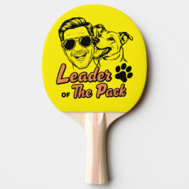 Hund Ping Pong Paddle - ledare för Packs gift Pingisracket