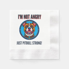 Hund pitbull pappersservett