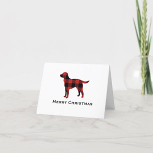 Hund Play Buffalo Check Silhouette jul Tack Kort