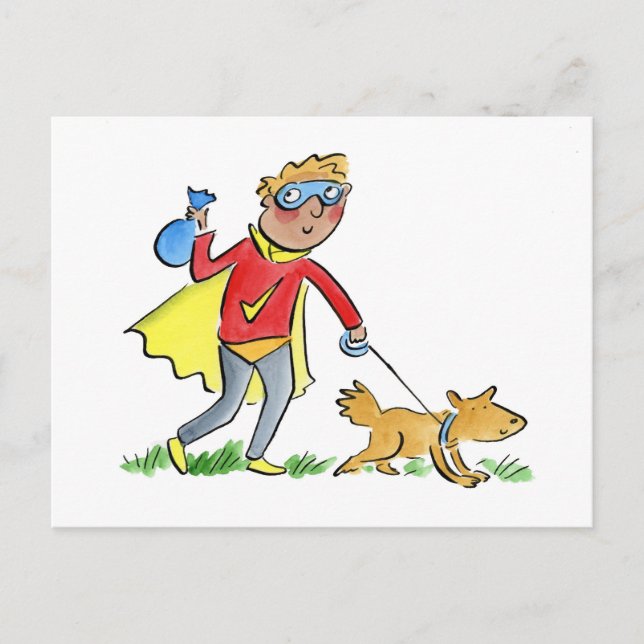 Hund pohjälte vykort (Framsida)