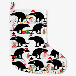 Hund Pooping Hund Stor Julstrumpa