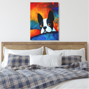 Hund Porträtt Art Kanvastryck