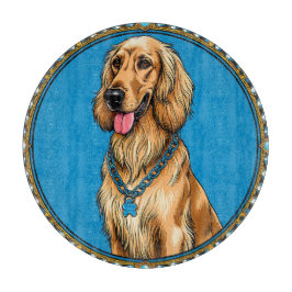 Hund Porträtt i Ornate Ram