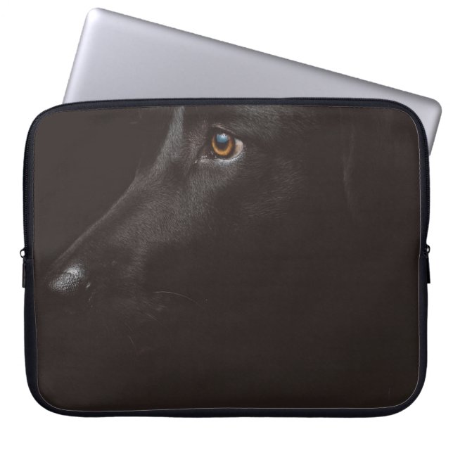 HUND PORTRÄTT LAPTOP FODRAL (Framsidan)