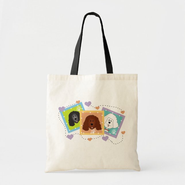 Hund Porträtt Tshirts och gåvor Tygkasse (Framsidan)