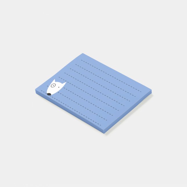 Hund Post-it Block (Vinklad)
