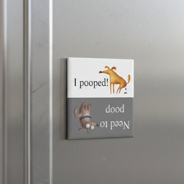 Hund Potty Borta måste gå Magnet (Skapare uppladdad)