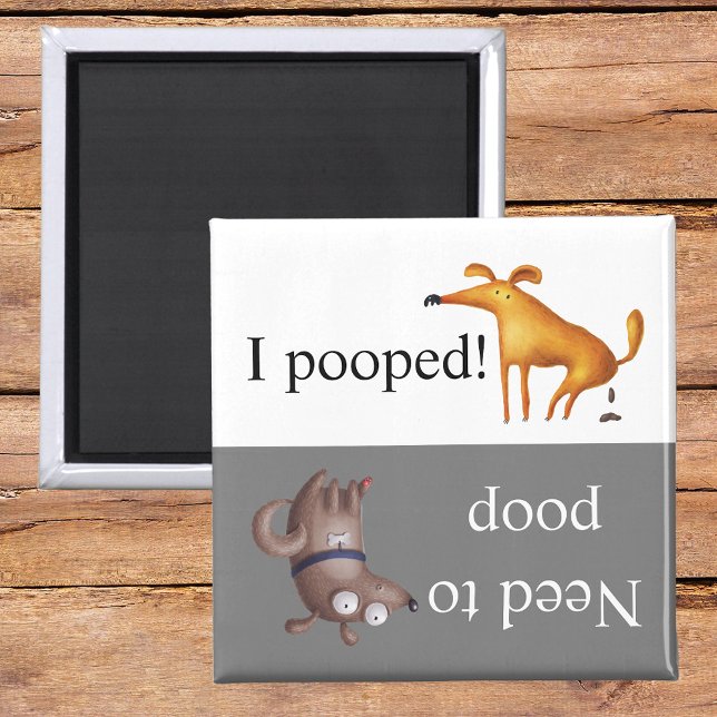 Hund Potty Borta måste gå Magnet (Skapare uppladdad)