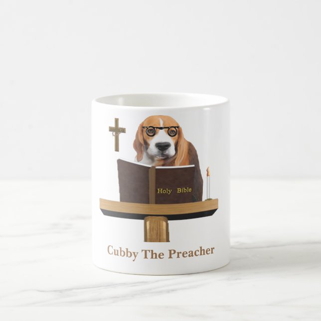 Hund Preacher Kaffemugg (Center)