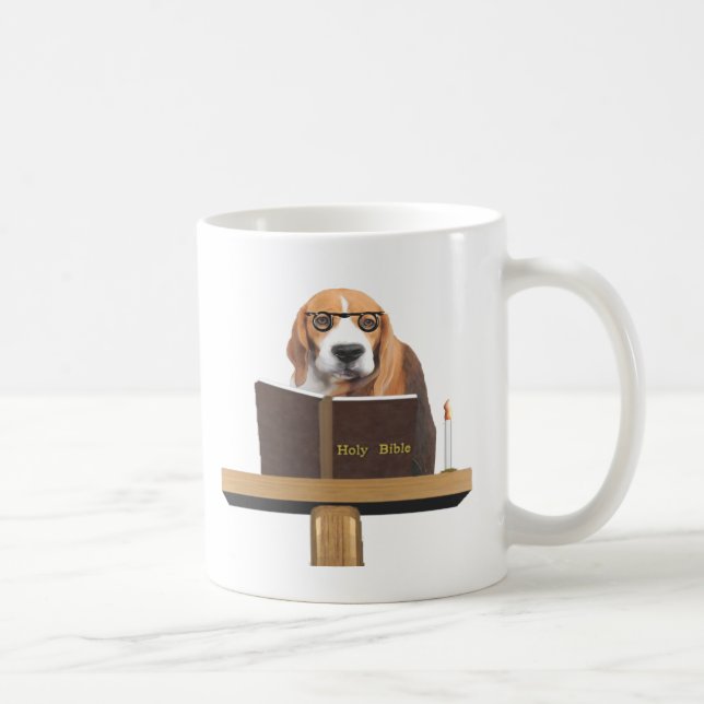 Hund Preacher Kaffemugg (Höger)