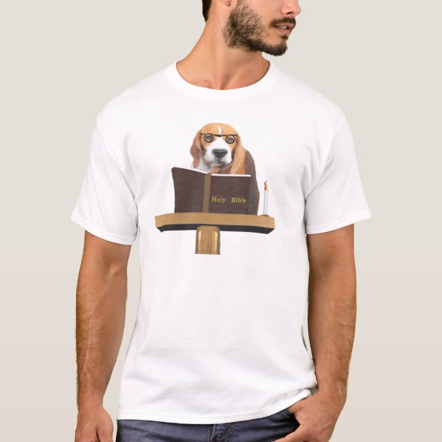 Hund Preacher T Shirt (Framsida)