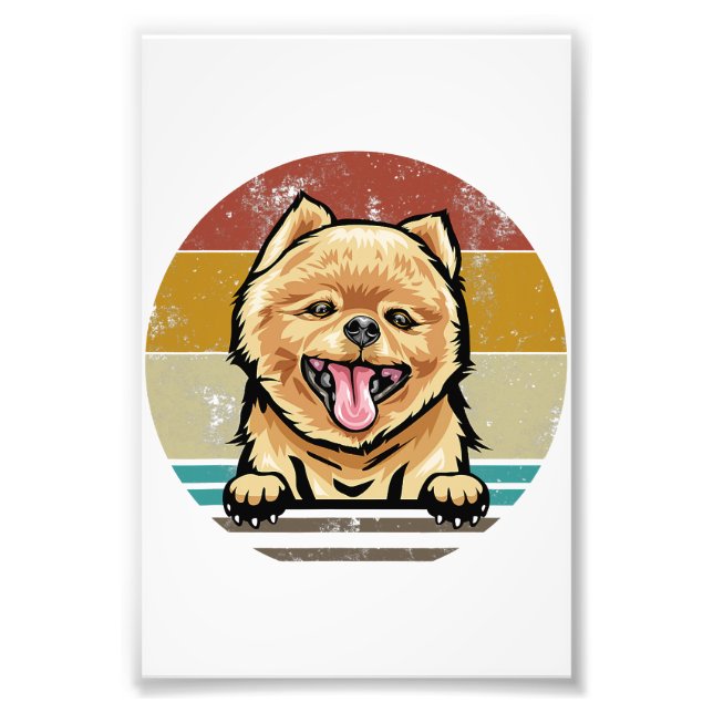 Hund Premium Satin Photo Papper Photo EnUtvidgning Fototryck (Framsidan)