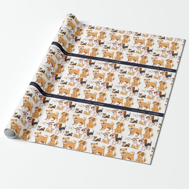 Hund Presentpapper (Utrullad)