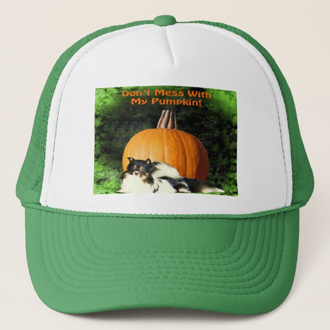 Hund Protection Large Pumpkin Truckerkeps (Framsida)