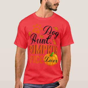 Hund Pumpkin Spice Älskare Cute Fall Women Gift T Shirt