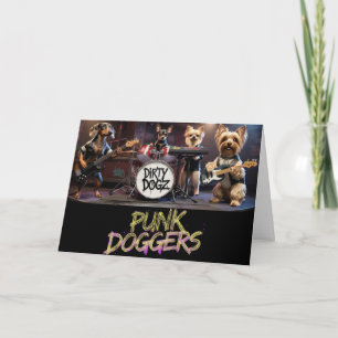 Hund Punk Sten-kort Kort