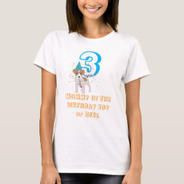 Hund Puppy Födelsedagsfest Mamma Birthday Boy Girl T Shirt