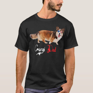 Hund Puppy Pappa Corgi584 T Shirt