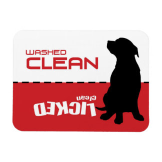 Hund Puppy Pitbull Dishwasher Magnet - Slickat ren
