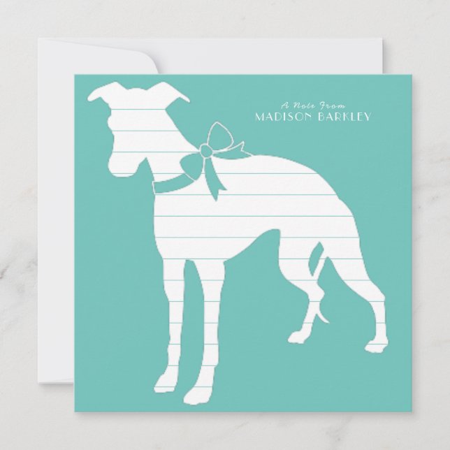 Hund Puppy Tack Kort (Framsida)